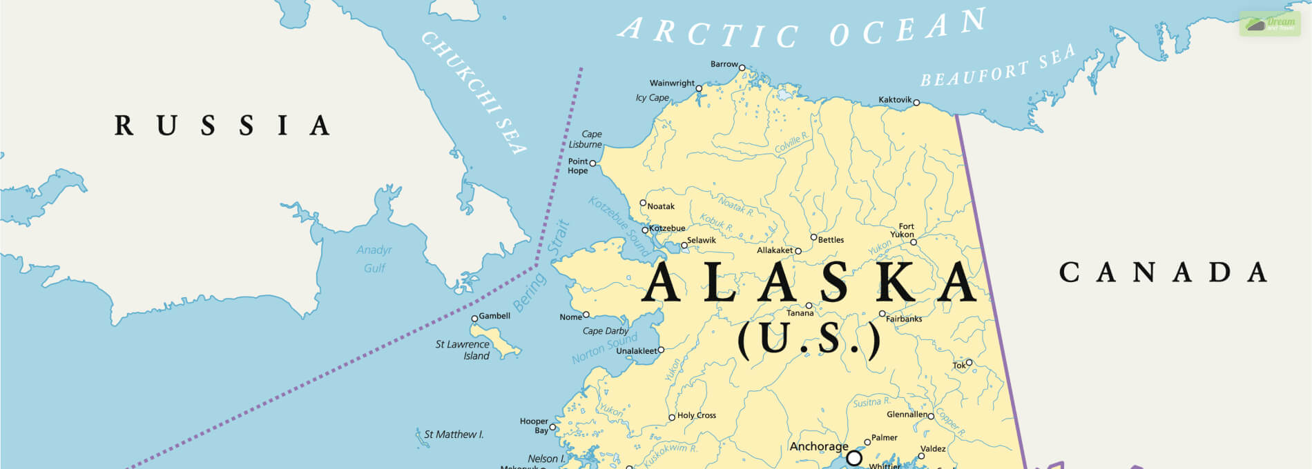 How Far Is Russia From Alaska 