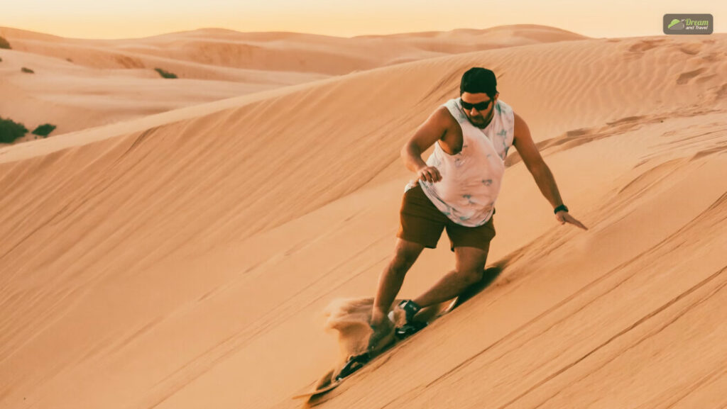 Sandboarding And Dune Sledding