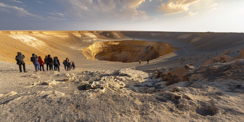 Tourism Around The Door To Hell