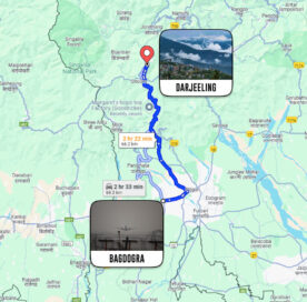 Bagdogra To Darjeeling